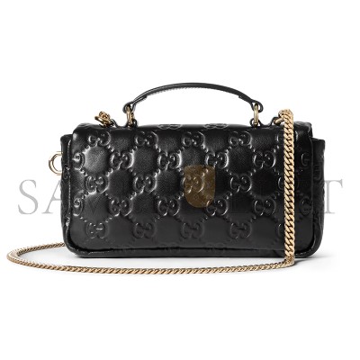 GUCCI GG MILANO SMALL TOP HANDLE BAG 806017 (21*12.5*6cm)